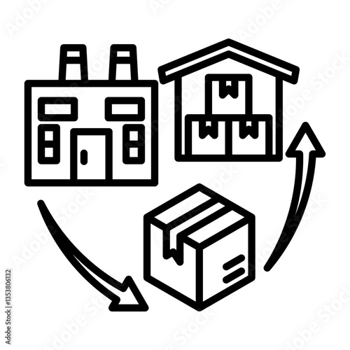 Third Party Logistics Icon