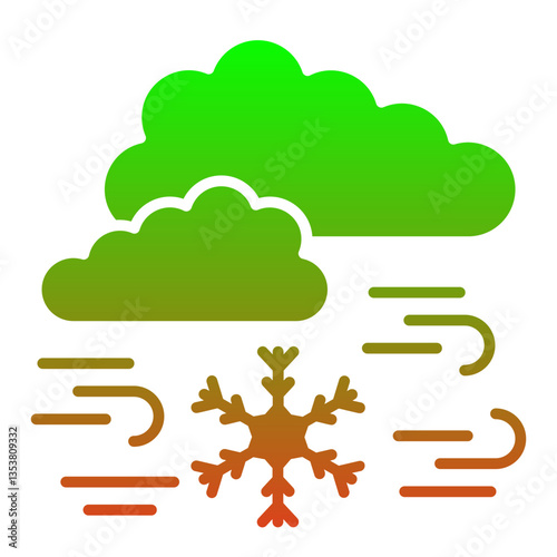 Cold breeze Icon