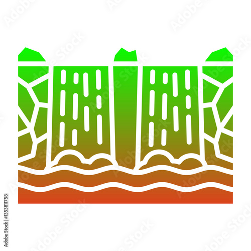 Waterfall Icon