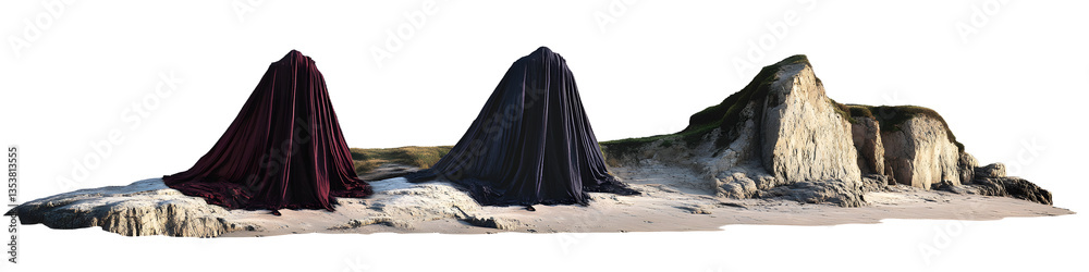 Naklejka premium Cape isolated on transparent background