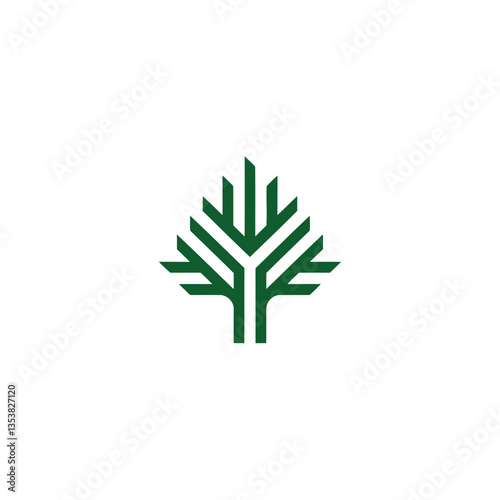 Tree logo illustration