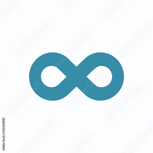 Abstract infinity symbol