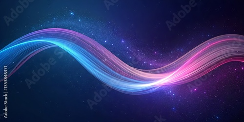 abstract blue background with stars.Wallpaper Abstract dark blue background with wavy pattern forming elegant texture