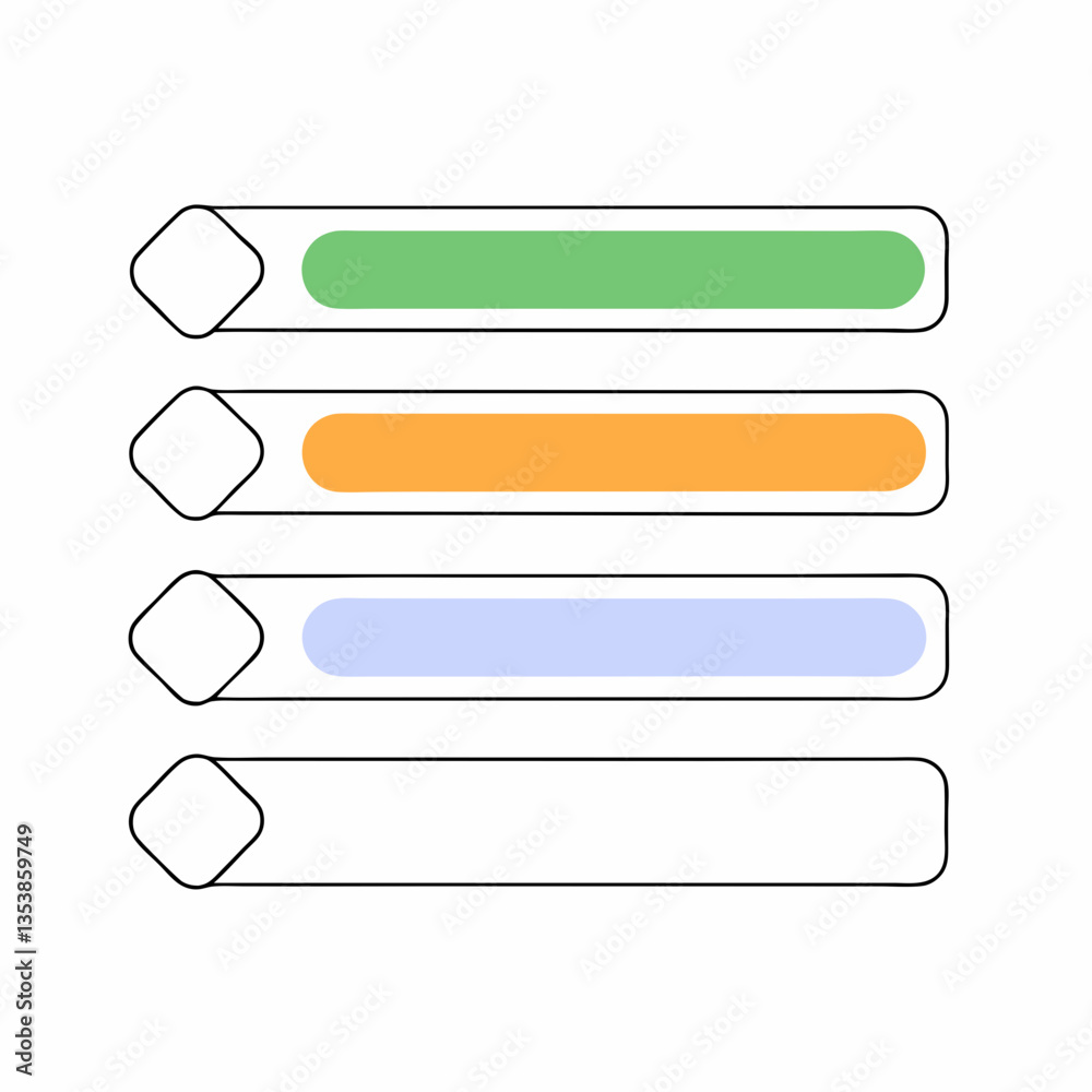 Obraz premium Hamburger Menu - Three horizontal lines stacked on top of each other, typically used to represent a navigation menu or sidebar options.