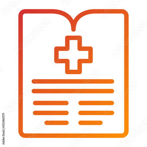 Vector Design Medical History Icon Style