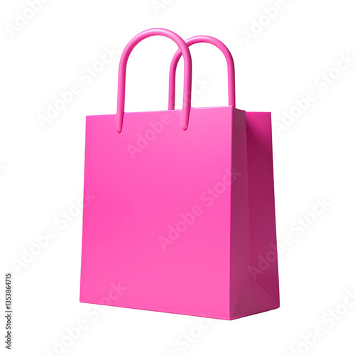 pink shopping bag