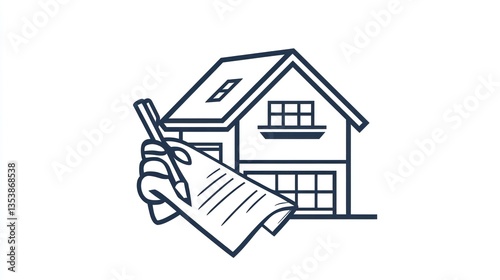 House sale contract signing, home purchase, document, agreement, real estate