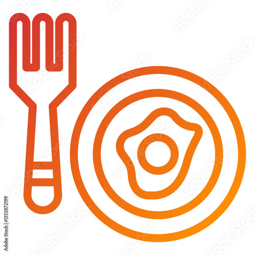 Breakfast Icon Style