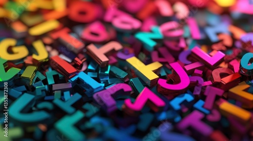 MEMORIES colourful letters icon