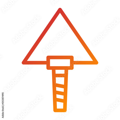 Plastering Trowel Icon Style