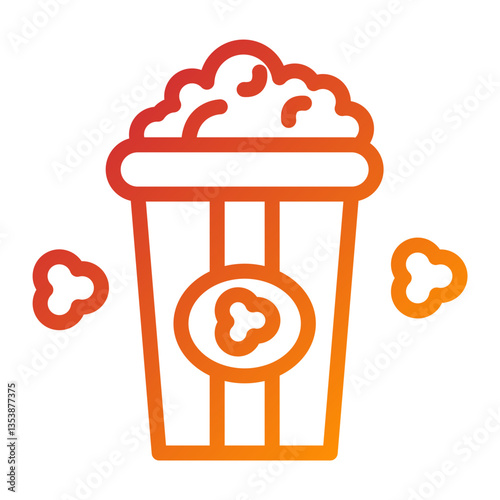 Popcorn Icon Style