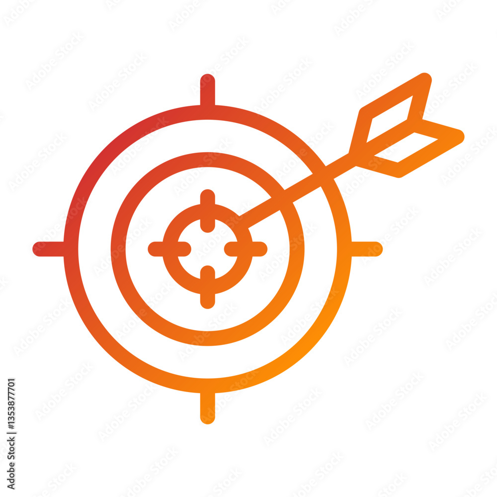 Fototapeta premium Target Icon Style