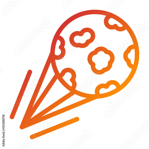 Meteorites Icon Style