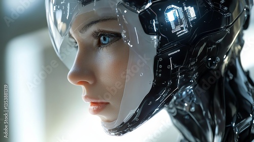 Futuristic AI Android – Ultra-Realistic Cybernetic Design for a Digital Future photo