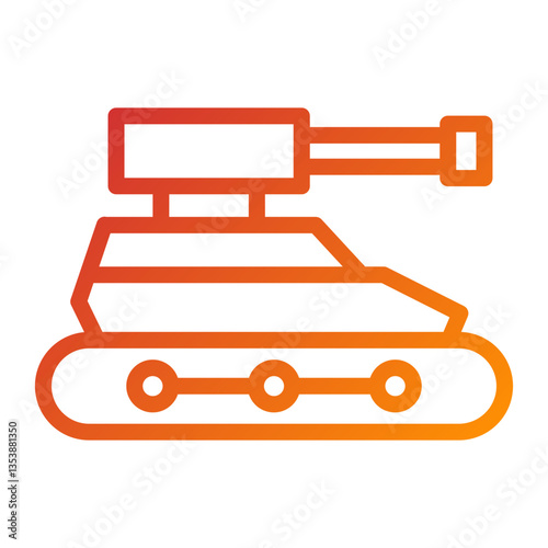 Army Tank Icon Style