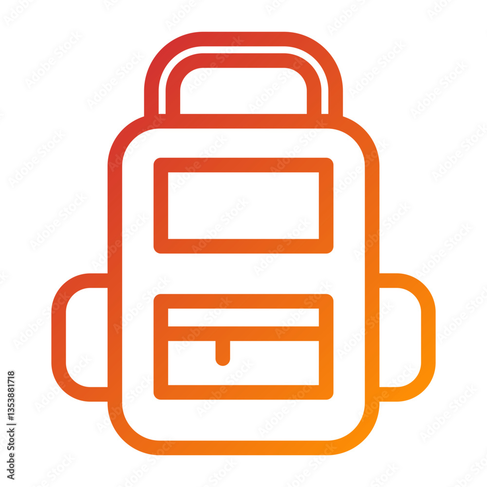 Army Backpack Icon Style Army Backpack Icon Style