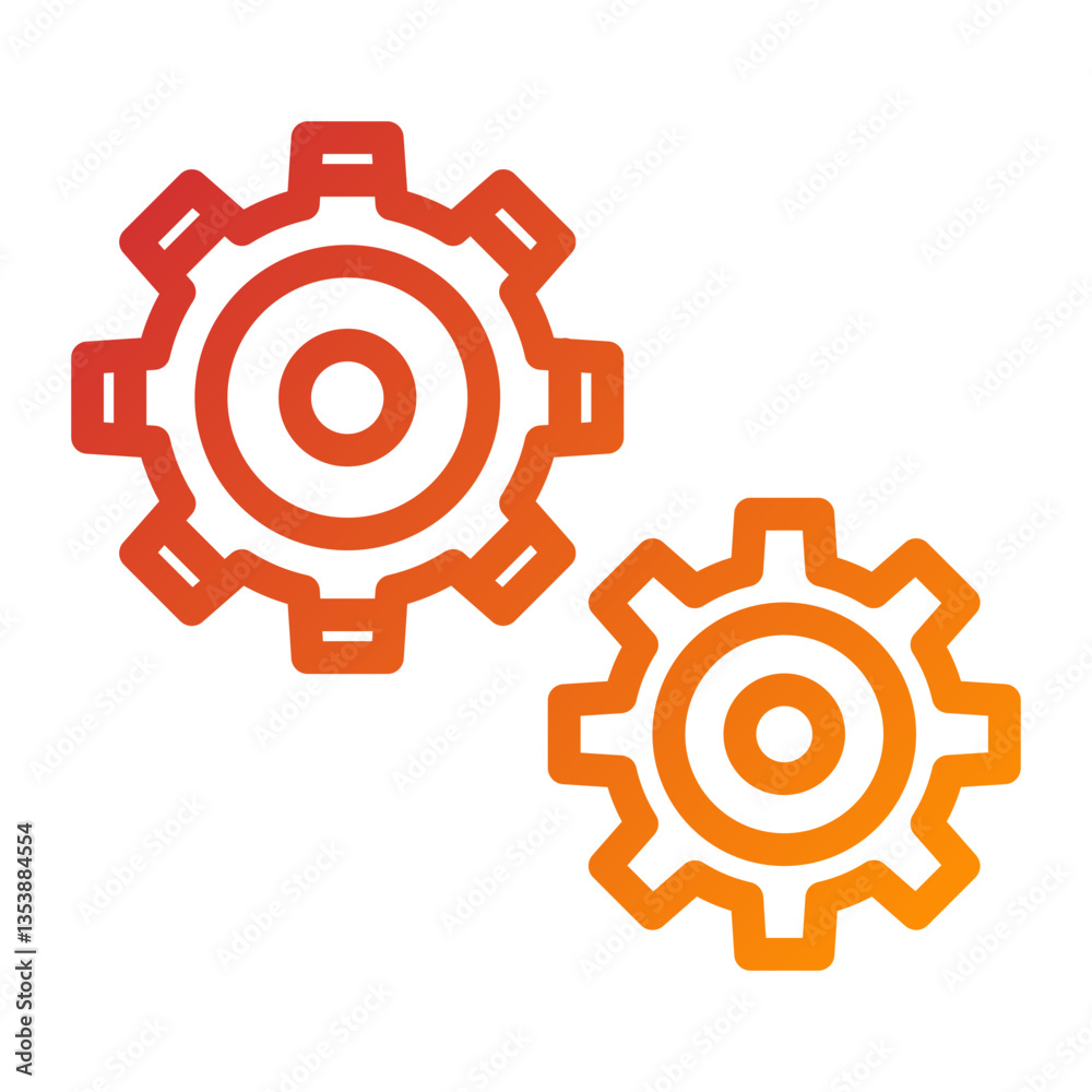 Cogwheel Icon Style Cogwheel Icon Style