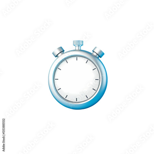 3D Stopwatch Gym Equipment, Fitness Gear with transparant background