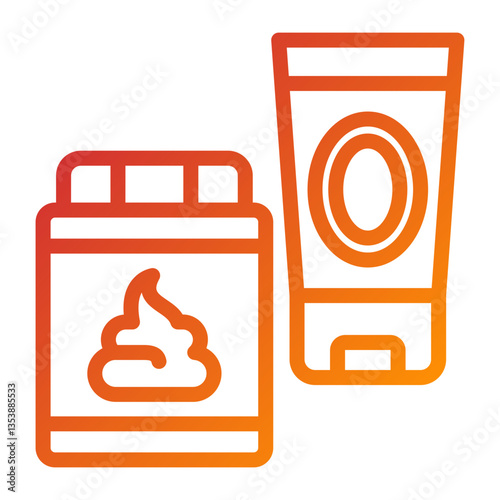 Hair Gel Icon Style