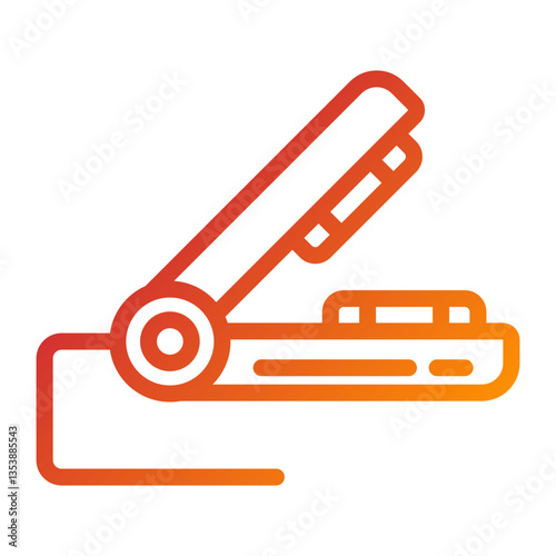 Hair Iron Icon Style