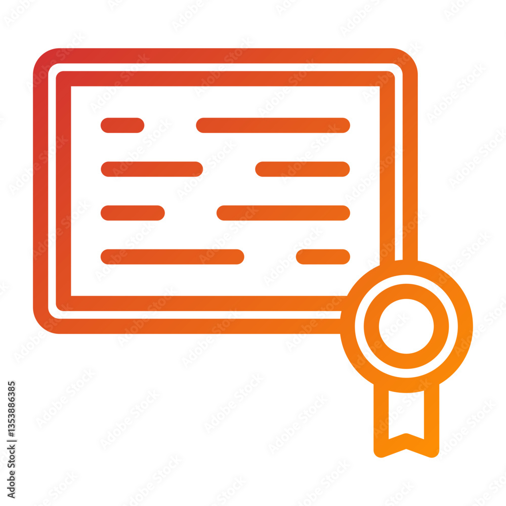 Certificate Icon Style Certificate Icon Style
