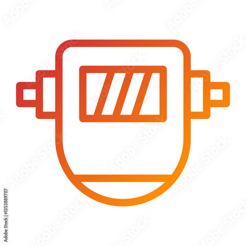 Welding Mask Icon Style