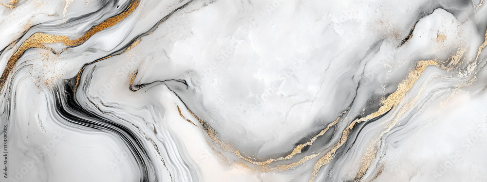 Naklejka premium Tekstura białego marmuru, tło dla projektu generative ai.