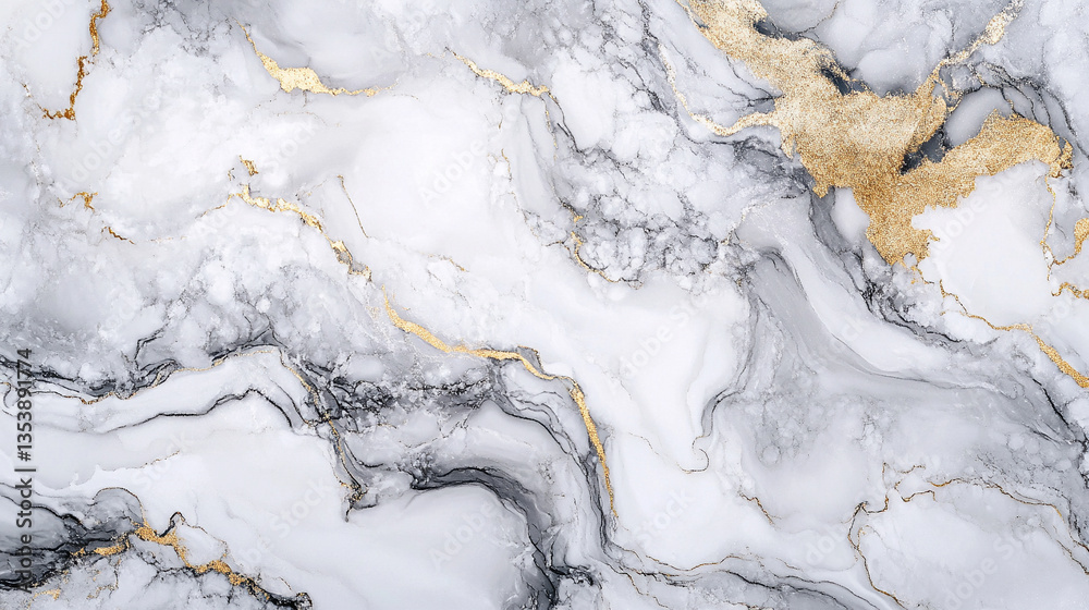 Naklejka premium Tekstura białego marmuru, tło dla projektu generative ai.