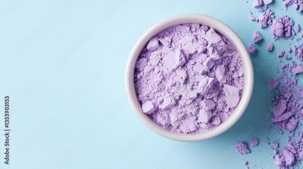 Light Periwinkle Base Simple And Pure Protein Powder Texture Light Periwinkle Base Simple And Pure Protein Powder Texture