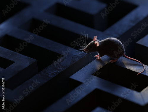 Mouse in a Maze: Navigating the Shadows