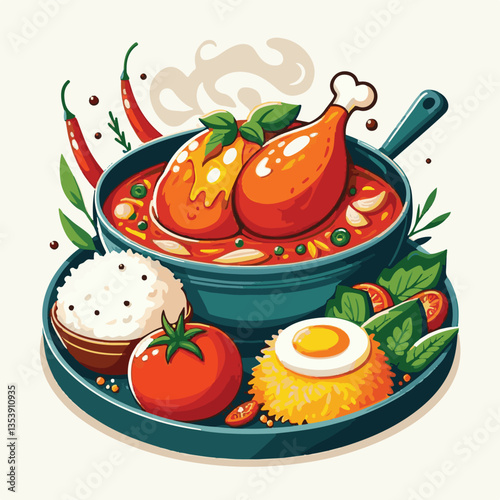 food, indian, dinner, butter chicken, spicy, traditional, chicken, dish, cuisine, curry, meal, delicious, restaurant, meat, lunch, rice, asian, bowl, plate, masala, tikka, butter, hot, background, rec