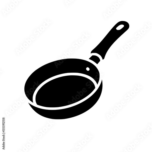 frying pan isolated on white