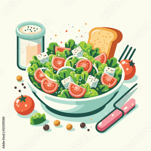 healthy, lunch, food, cheese, meal, lettuce, fresh, salad, green, gourmet, bread, parmesan, delicious, sauce, vegetable, dinner, caesar, bowl, chicken, appetizer, cuisine, dish, crouton, grilled, plat