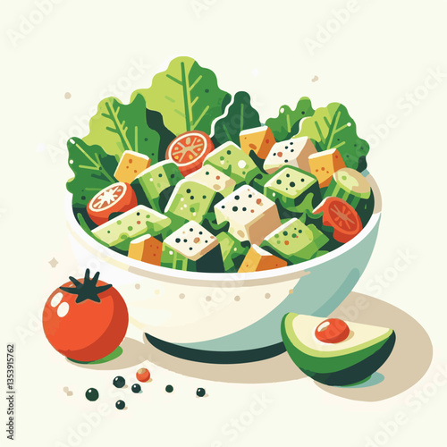 healthy, lunch, food, cheese, meal, lettuce, fresh, salad, green, gourmet, bread, parmesan, delicious, sauce, vegetable, dinner, caesar, bowl, chicken, appetizer, cuisine, dish, crouton, grilled, plat
