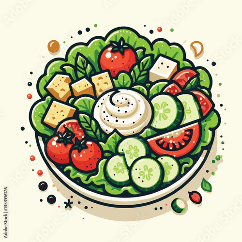 healthy, lunch, food, cheese, meal, lettuce, fresh, salad, green, gourmet, bread, parmesan, delicious, sauce, vegetable, dinner, caesar, bowl, chicken, appetizer, cuisine, dish, crouton, grilled, plat
