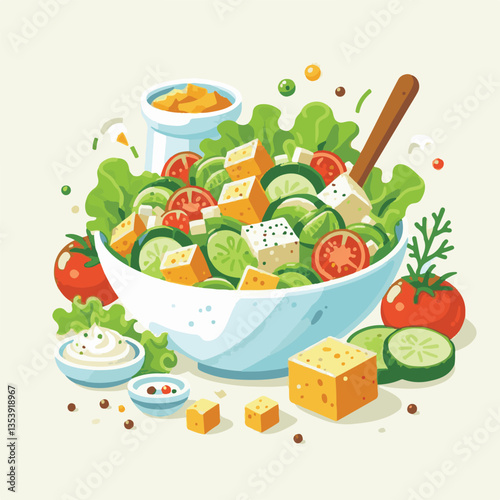 healthy, lunch, food, cheese, meal, lettuce, fresh, salad, green, gourmet, bread, parmesan, delicious, sauce, vegetable, dinner, caesar, bowl, chicken, appetizer, cuisine, dish, crouton, grilled, plat
