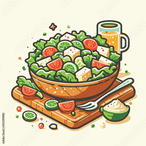 healthy, lunch, food, cheese, meal, lettuce, fresh, salad, green, gourmet, bread, parmesan, delicious, sauce, vegetable, dinner, caesar, bowl, chicken, appetizer, cuisine, dish, crouton, grilled, plat