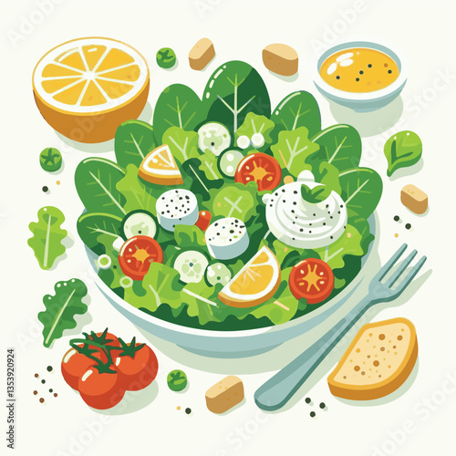 healthy, lunch, food, cheese, meal, lettuce, fresh, salad, green, gourmet, bread, parmesan, delicious, sauce, vegetable, dinner, caesar, bowl, chicken, appetizer, cuisine, dish, crouton, grilled, plat