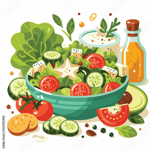 healthy, lunch, food, cheese, meal, lettuce, fresh, salad, green, gourmet, bread, parmesan, delicious, sauce, vegetable, dinner, caesar, bowl, chicken, appetizer, cuisine, dish, crouton, grilled, plat