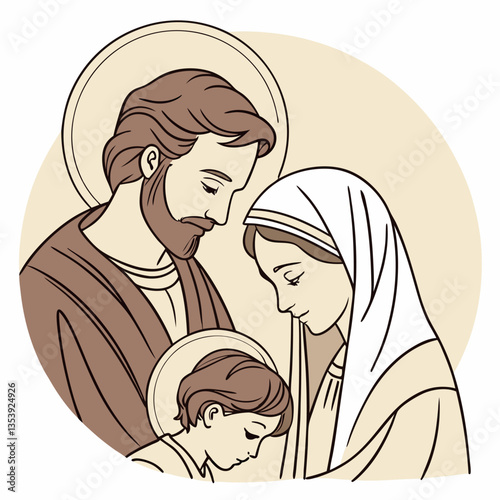 the holy family of jesus and mary