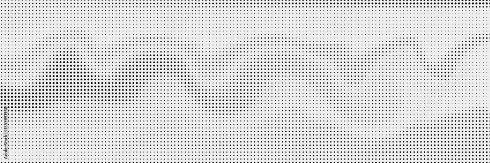 Halftone gradient. Dotted gradient, smooth dots spraying and halftones dot background seamless horizontal geometric pattern vector template set Halftone gradient. Dotted gradient, smooth dots spraying and halftones dot background seamless horizontal geometric pattern vector template set