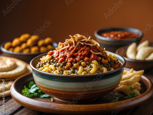 Koshari: Egypt’s Ultimate Comfort Food Blending Pasta, Rice, Lentils, and Bold Flavors into a Hearty, Flavor-Packed Street Food Classic – Discover the history behind this unique dish