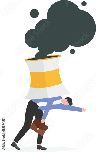 Factory pollution, Warming and environmental contamination with toxic chemicals.

