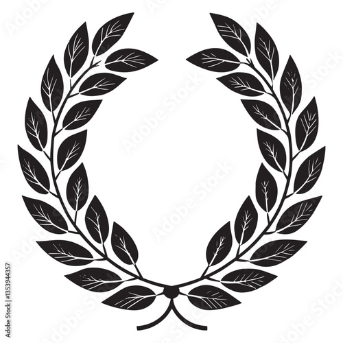 laurel wreath vector illustration