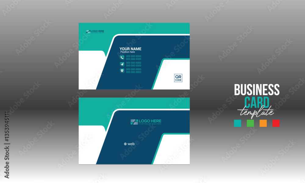 Fototapeta premium business card for corporate and any use