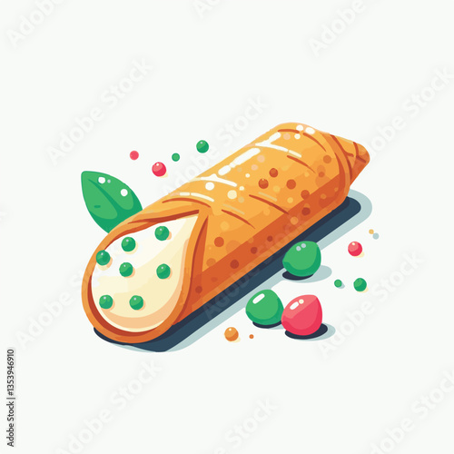 dessert, pastry, sweet, cannoli, food, chocolate, cream, italian, delicious, gourmet, bakery, traditional, italy, cannolo, background, sicily, white, creamy, filling, breakfast, cheese, baked, crust, 