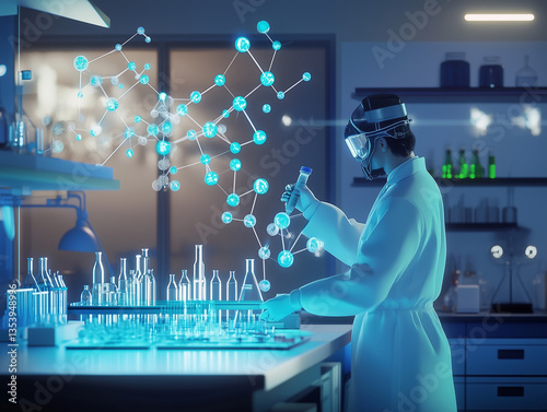 Futuristic Laboratory: Augmented Reality Molecular Research