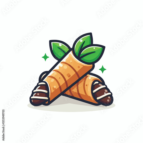 dessert, pastry, sweet, cannoli, food, chocolate, cream, italian, delicious, gourmet, bakery, traditional, italy, cannolo, background, sicily, white, creamy, filling, breakfast, cheese, baked, crust, 