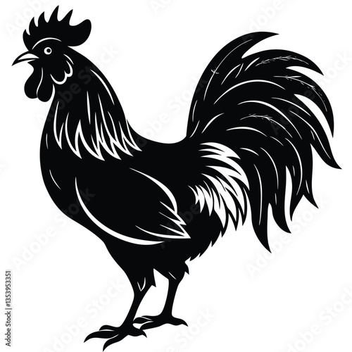 Chicken Silhouette Vector