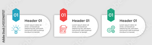 Numbered list with icons for ideas documents and settings.